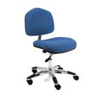 Fabric ESD Wide Chair Desk H and Aluminum Base, 18"-23" H  Single Lever Control